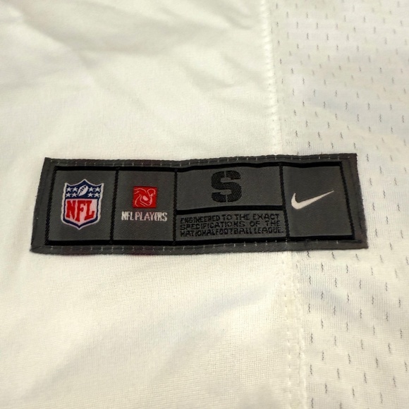 NFL x Nike Carolina Panthers White Jersey #22 McCaffrey Mens Jersey Small - Picture 5 of 5